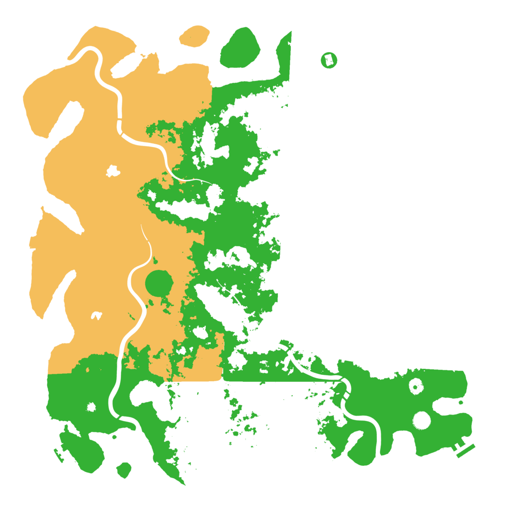 Biome Rust Map: Procedural Map, Size: 5000, Seed: 372514839