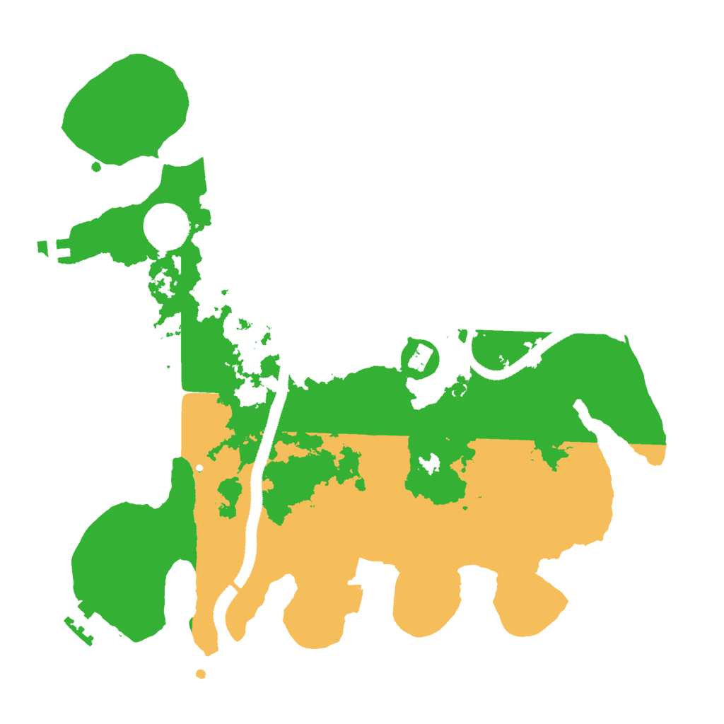 Biome Rust Map: Procedural Map, Size: 3000, Seed: 1135496283