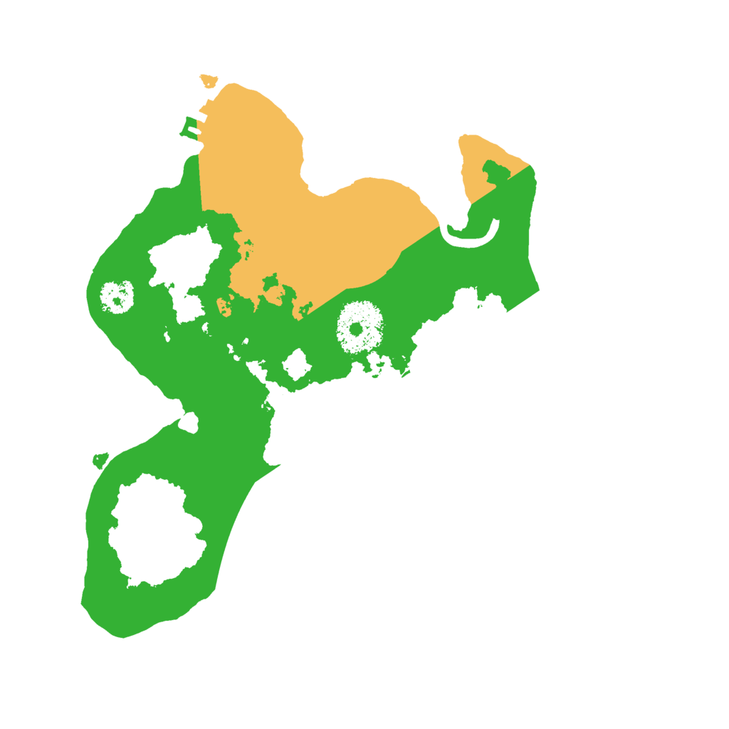 Biome Rust Map: Procedural Map, Size: 2200, Seed: 1777454138