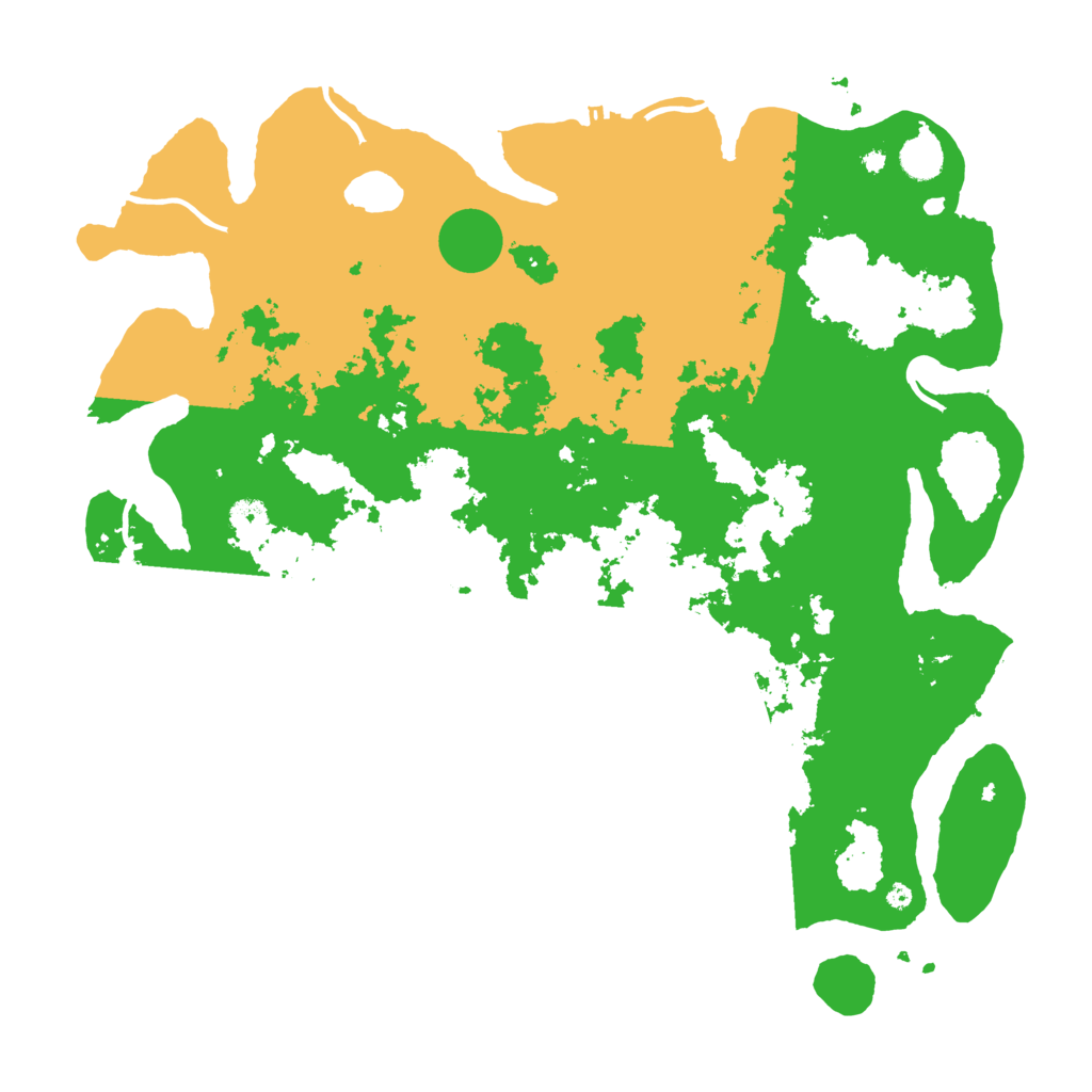 Biome Rust Map: Procedural Map, Size: 4500, Seed: 1583970548