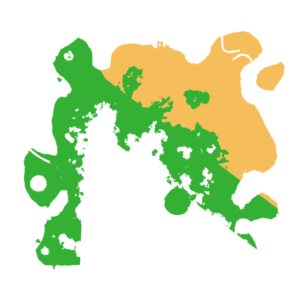 Biome Rust Map: Procedural Map, Size: 3250, Seed: 756535921