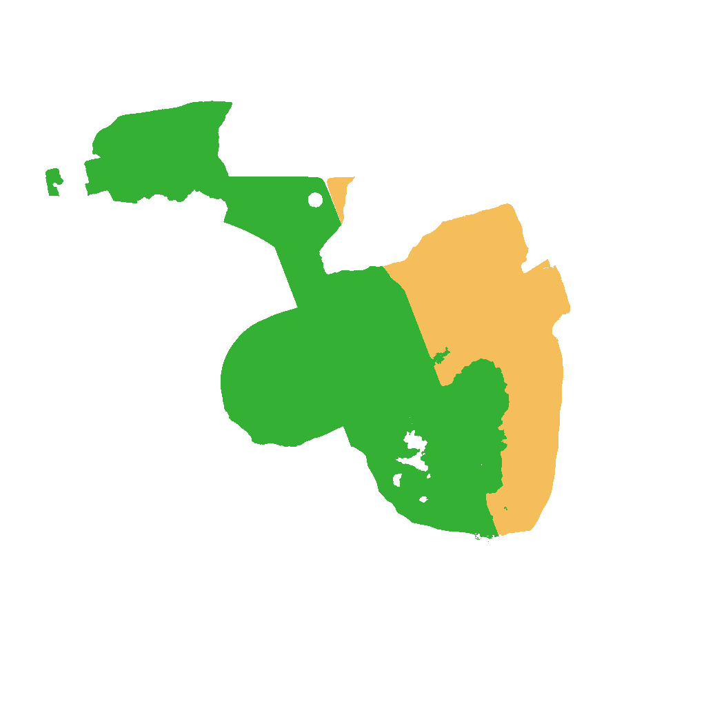 Biome Rust Map: Procedural Map, Size: 1450, Seed: 78645