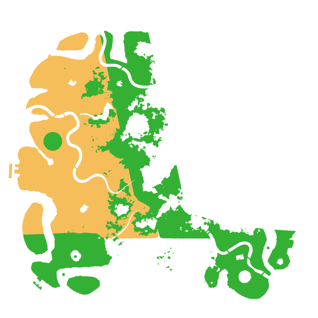 Biome Rust Map: Procedural Map, Size: 4500, Seed: 2023041401