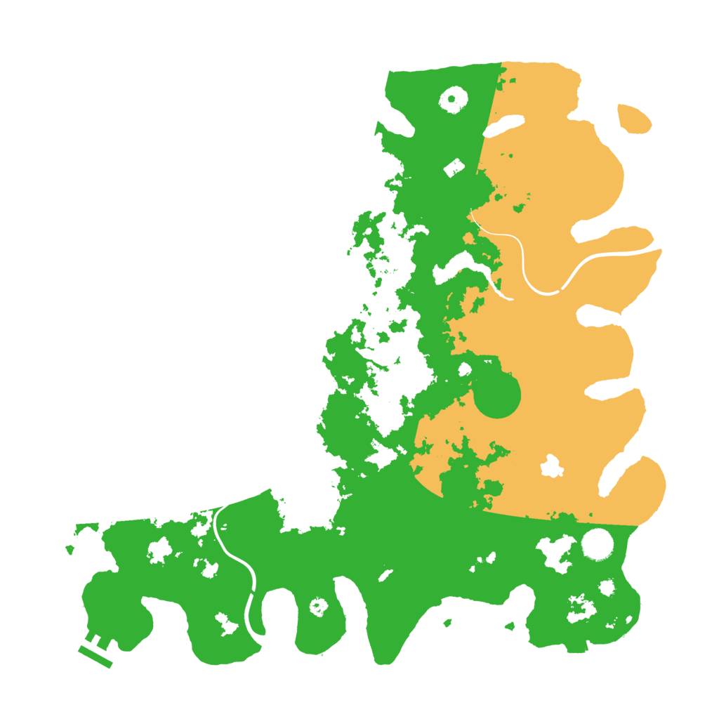 Biome Rust Map: Procedural Map, Size: 4000, Seed: 16070542