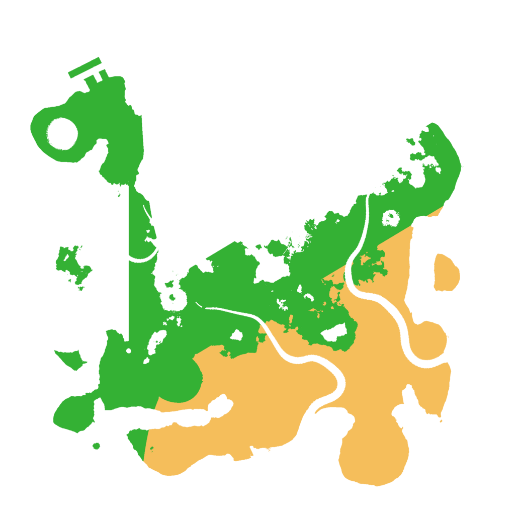 Biome Rust Map: Procedural Map, Size: 3000, Seed: 286614019