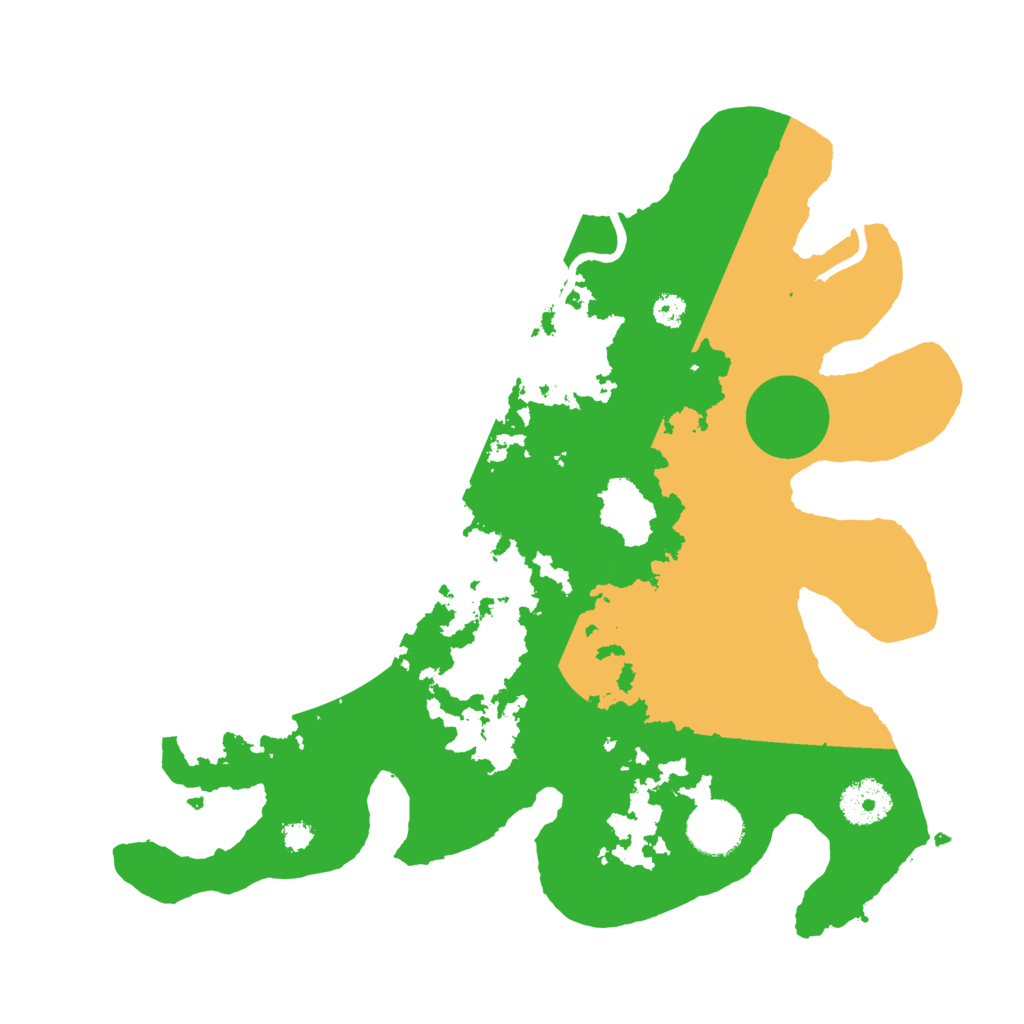 Biome Rust Map: Procedural Map, Size: 3250, Seed: 612351