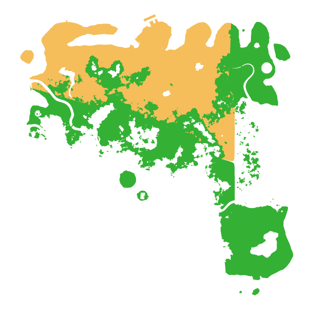Biome Rust Map: Procedural Map, Size: 5050, Seed: 2147483647