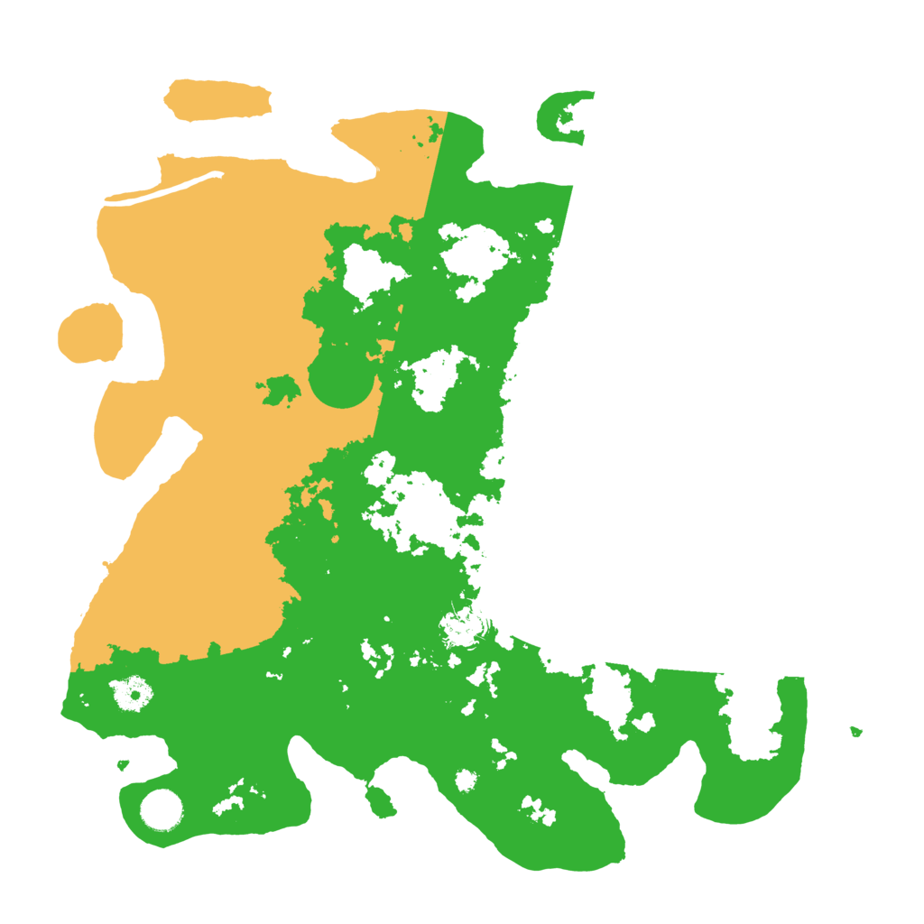 Biome Rust Map: Procedural Map, Size: 3900, Seed: 355650