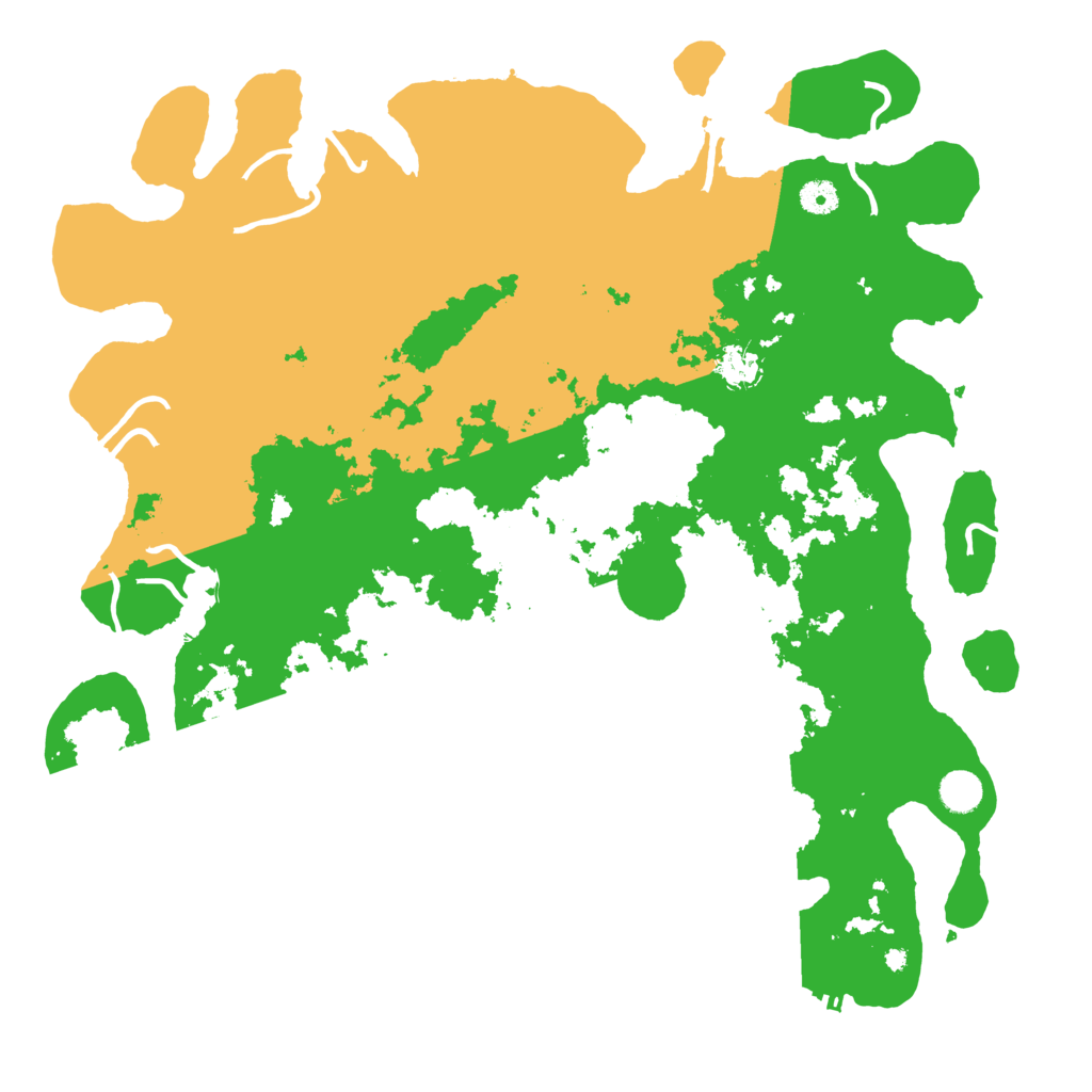 Biome Rust Map: Procedural Map, Size: 4500, Seed: 408809296