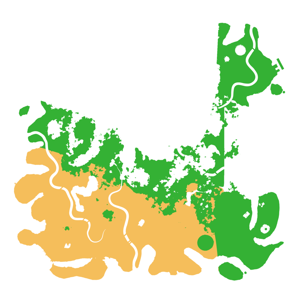 Biome Rust Map: Procedural Map, Size: 5000, Seed: 113514945