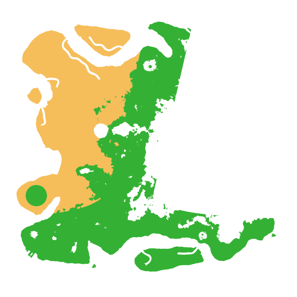 Biome Rust Map: Procedural Map, Size: 3700, Seed: 454469221