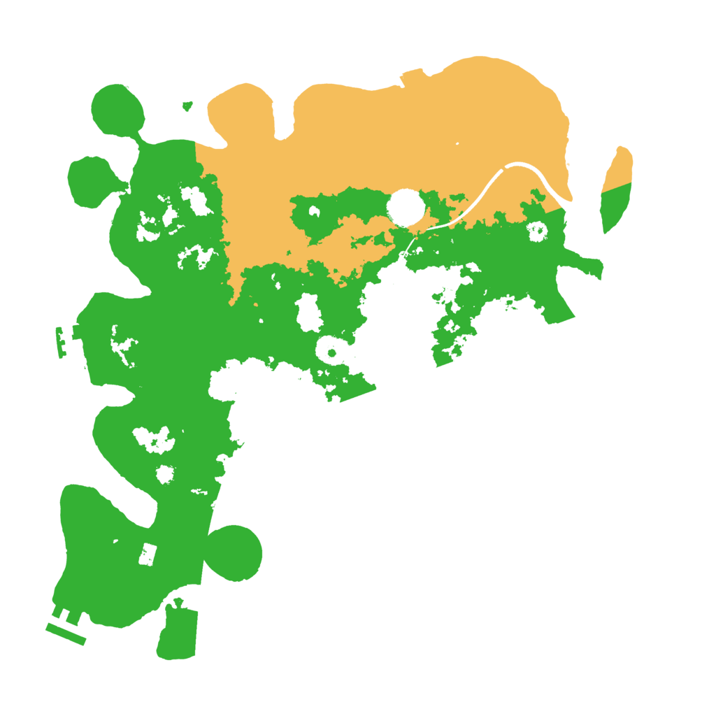 Biome Rust Map: Procedural Map, Size: 3500, Seed: 1522243357