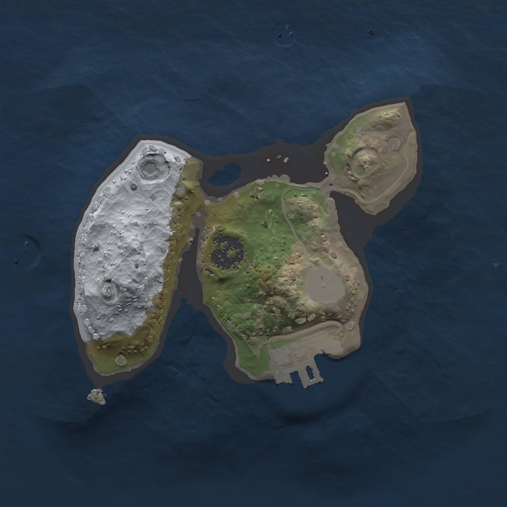 Rust Map: Procedural Map, Size: 1497, Seed: 332029084, 4 Monuments