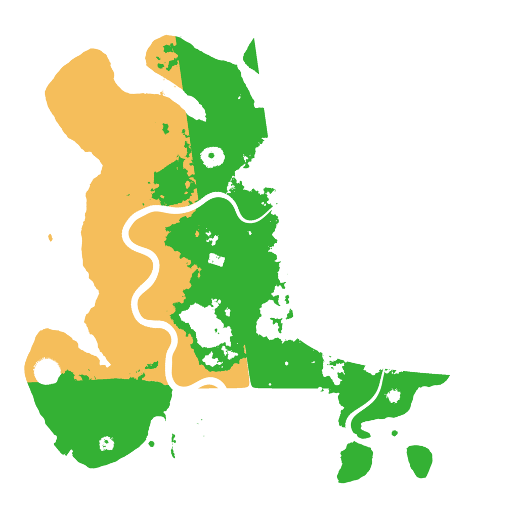 Biome Rust Map: Procedural Map, Size: 3500, Seed: 821984199