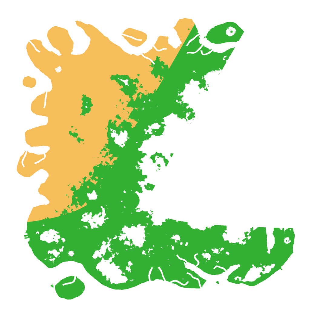 Biome Rust Map: Procedural Map, Size: 5000, Seed: 46543224