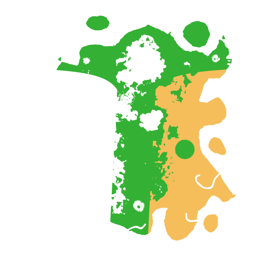 Biome Rust Map: Procedural Map, Size: 3500, Seed: 728109