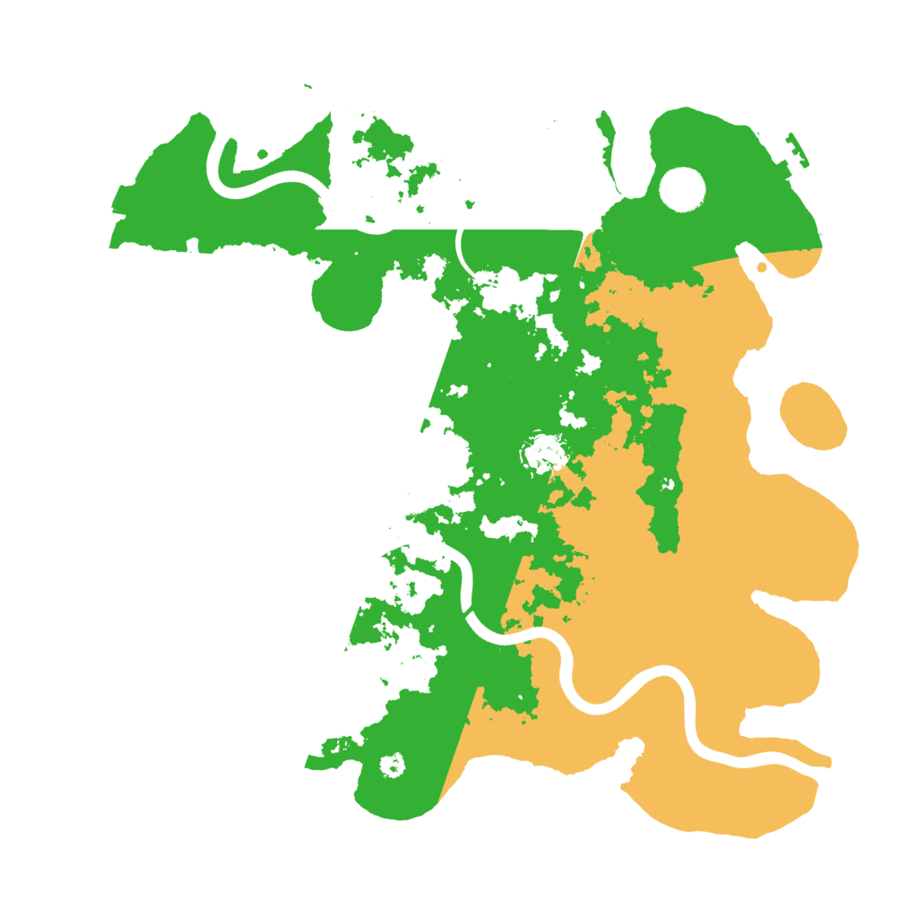 Biome Rust Map: Procedural Map, Size: 3700, Seed: 1277148267