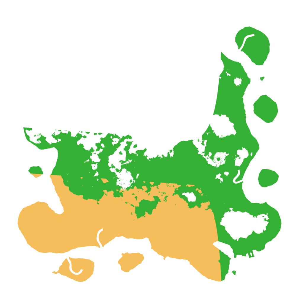Biome Rust Map: Procedural Map, Size: 3500, Seed: 1674176474