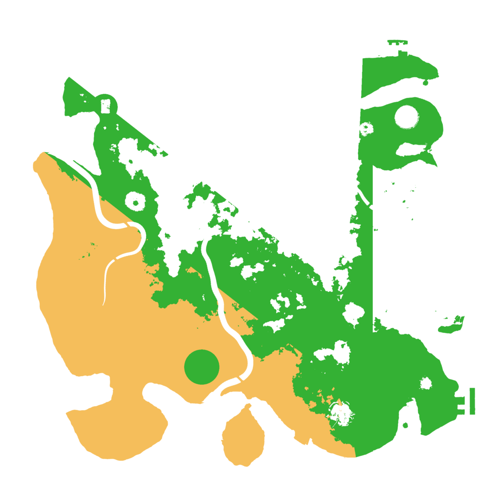 Biome Rust Map: Procedural Map, Size: 3750, Seed: 911469088