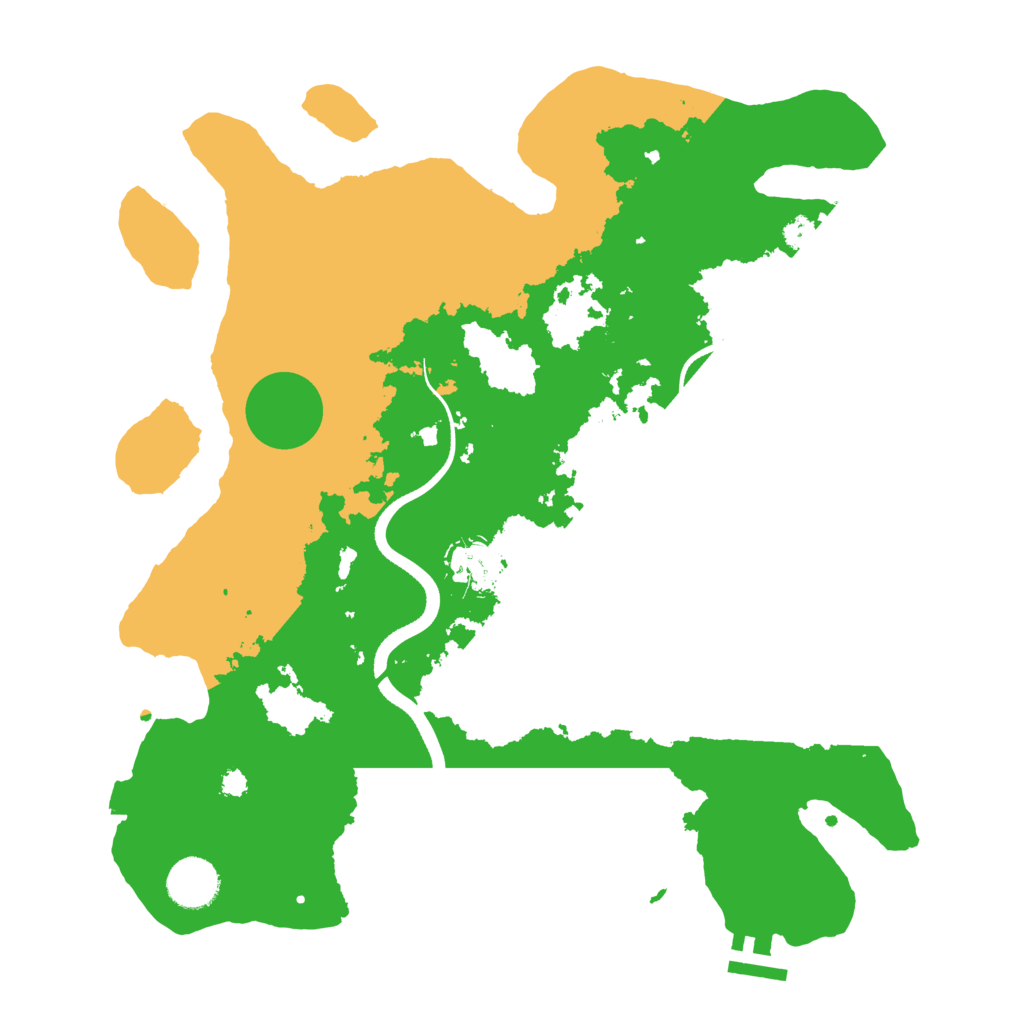 Biome Rust Map: Procedural Map, Size: 3500, Seed: 646665473
