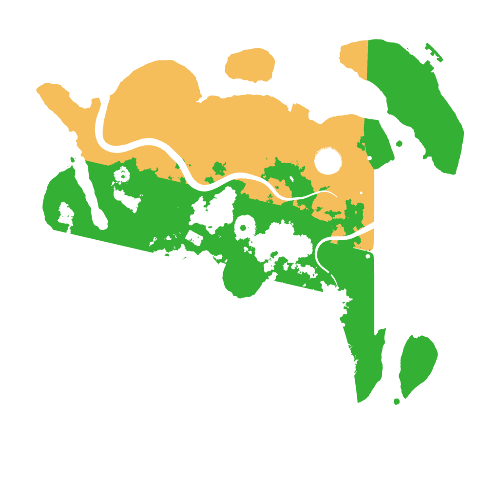 Biome Rust Map: Procedural Map, Size: 3250, Seed: 266471054