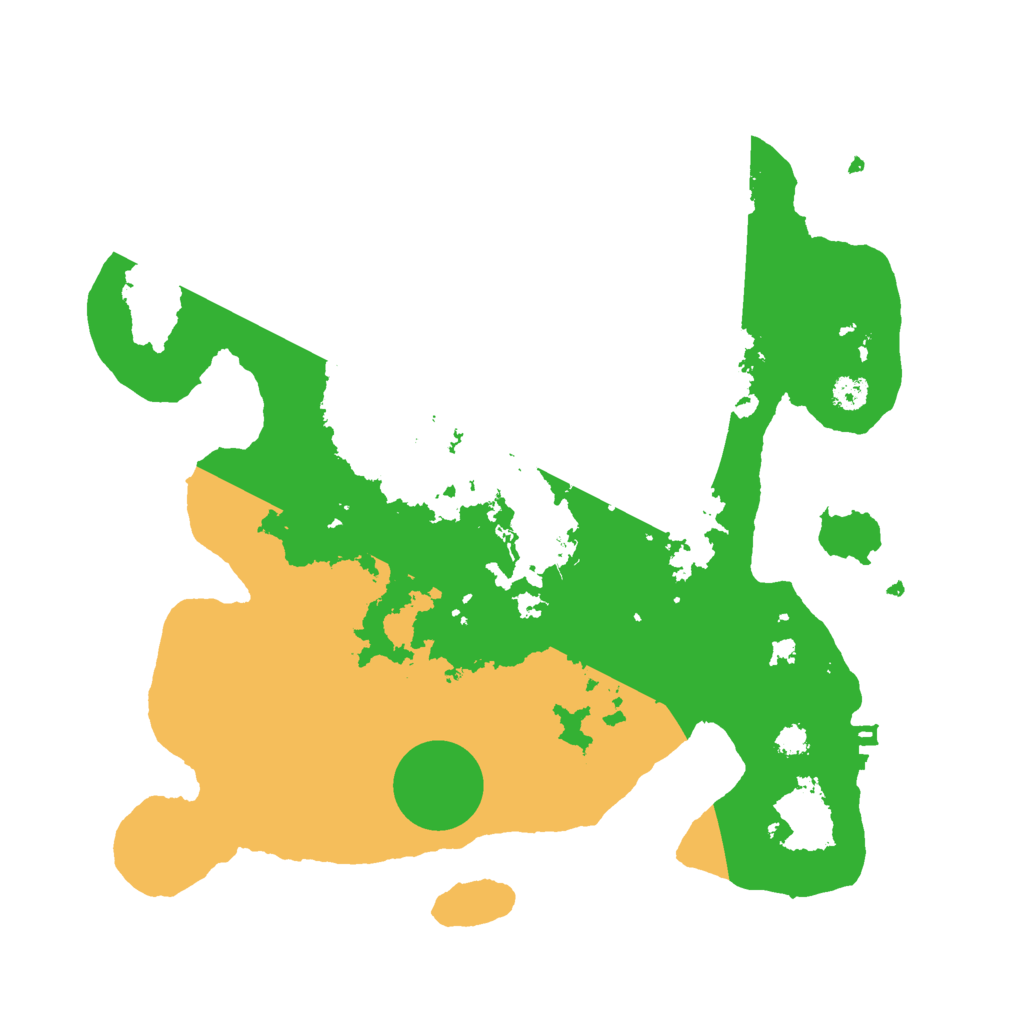 Biome Rust Map: Procedural Map, Size: 3000, Seed: 131740448