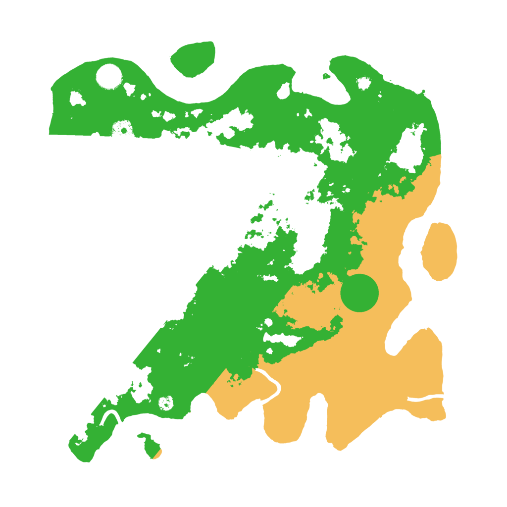 Biome Rust Map: Procedural Map, Size: 3500, Seed: 2847