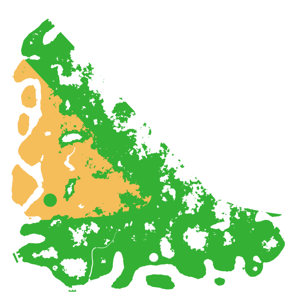 Biome Rust Map: Procedural Map, Size: 6000, Seed: 2568459