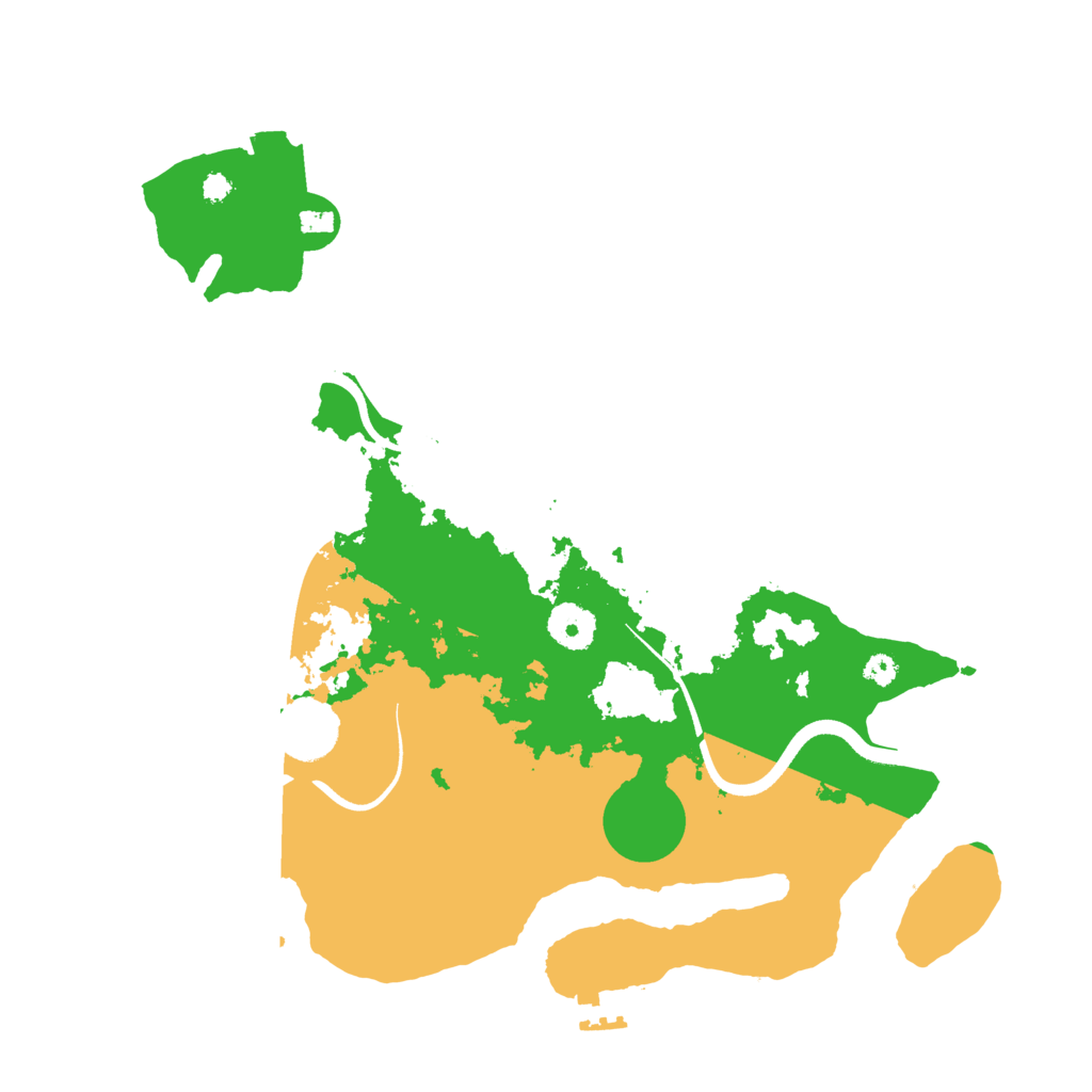 Biome Rust Map: Procedural Map, Size: 3500, Seed: 1520894803