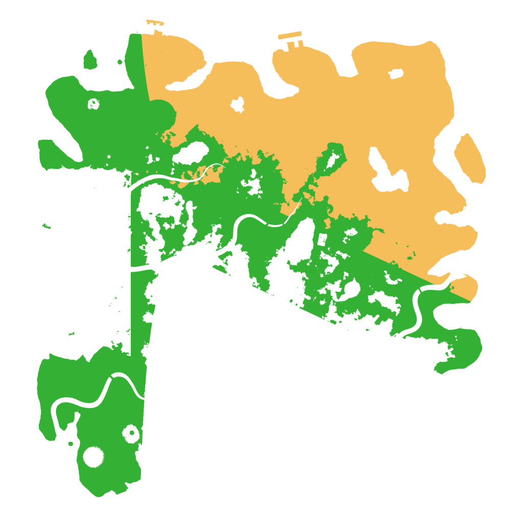 Biome Rust Map: Procedural Map, Size: 4500, Seed: 6896969