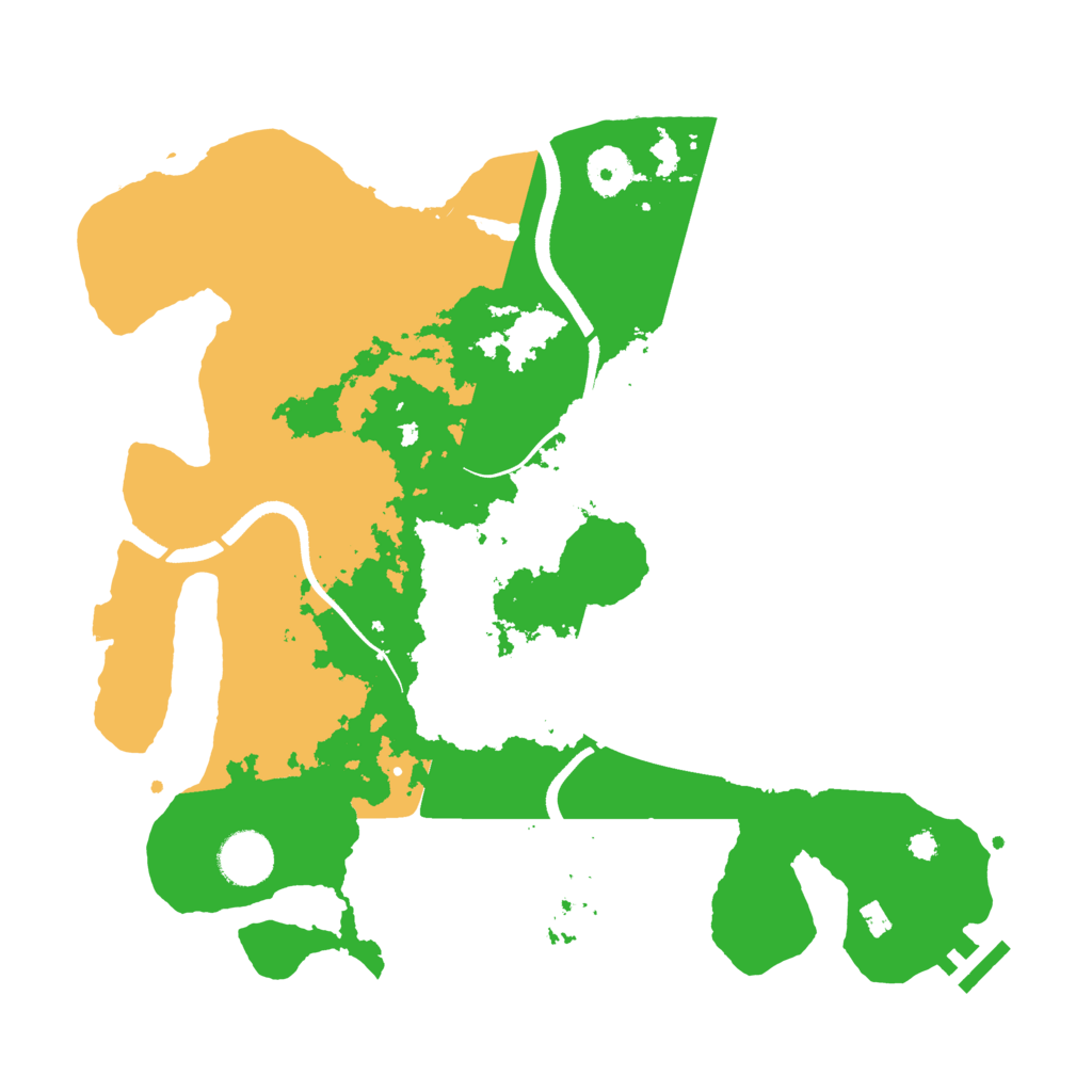 Biome Rust Map: Procedural Map, Size: 3500, Seed: 1949724943