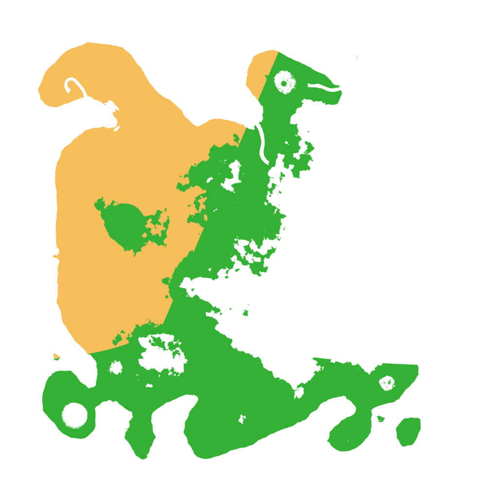 Biome Rust Map: Procedural Map, Size: 3500, Seed: 60857727