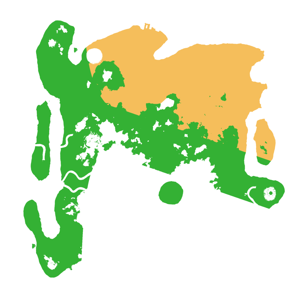 Biome Rust Map: Procedural Map, Size: 3500, Seed: 1222170437