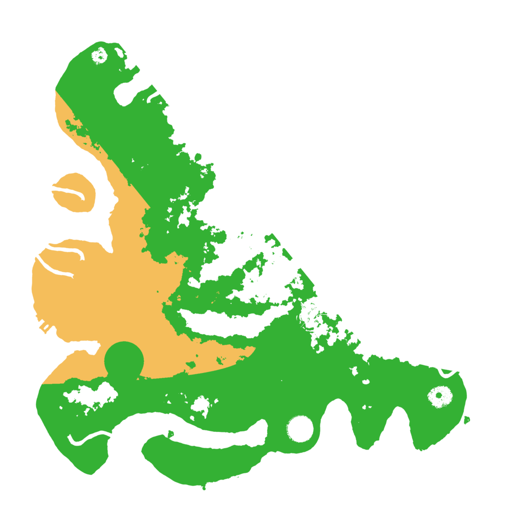 Biome Rust Map: Procedural Map, Size: 3500, Seed: 810156