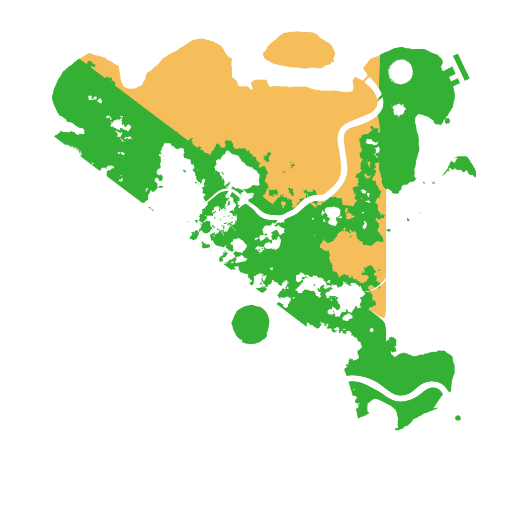 Biome Rust Map: Procedural Map, Size: 3750, Seed: 48777445