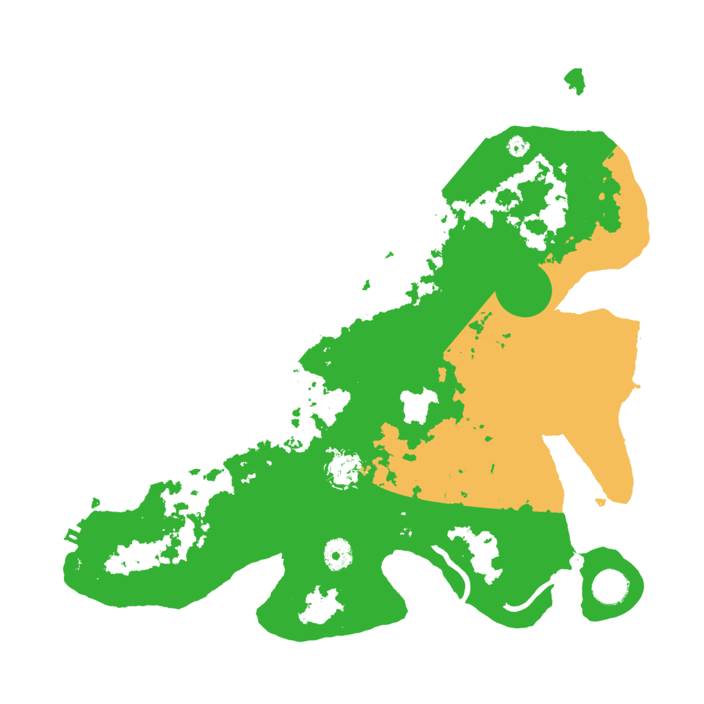 Biome Rust Map: Procedural Map, Size: 3500, Seed: 655930491