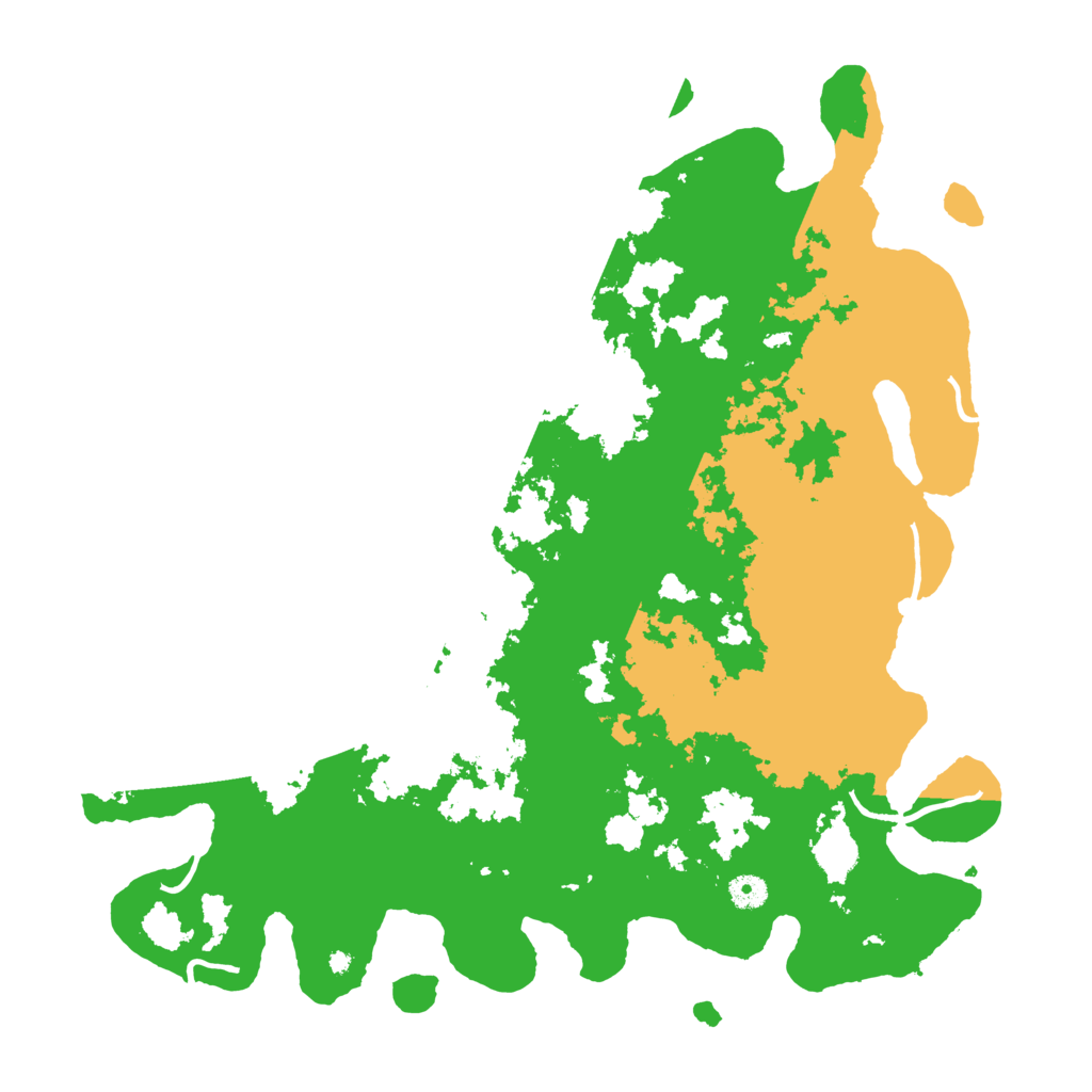 Biome Rust Map: Procedural Map, Size: 4500, Seed: 4548