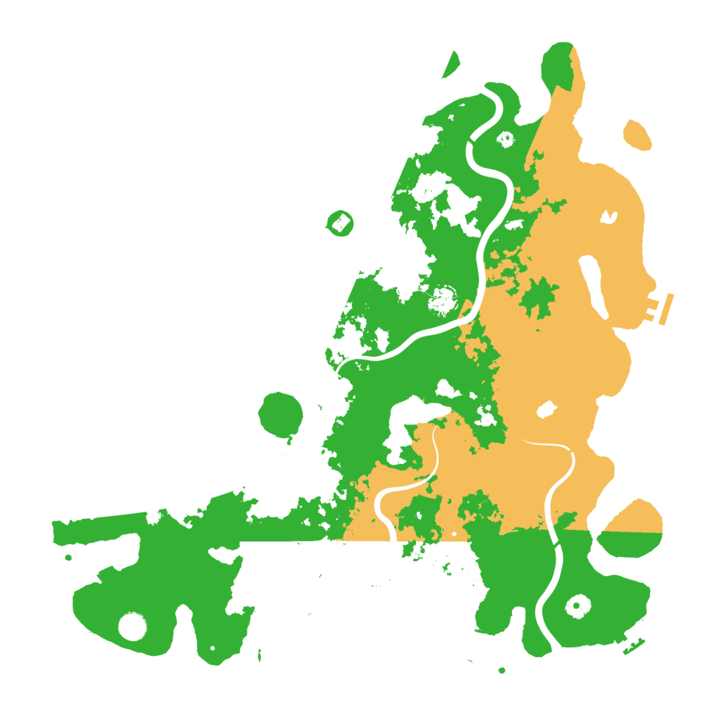 Biome Rust Map: Procedural Map, Size: 4500, Seed: 4548