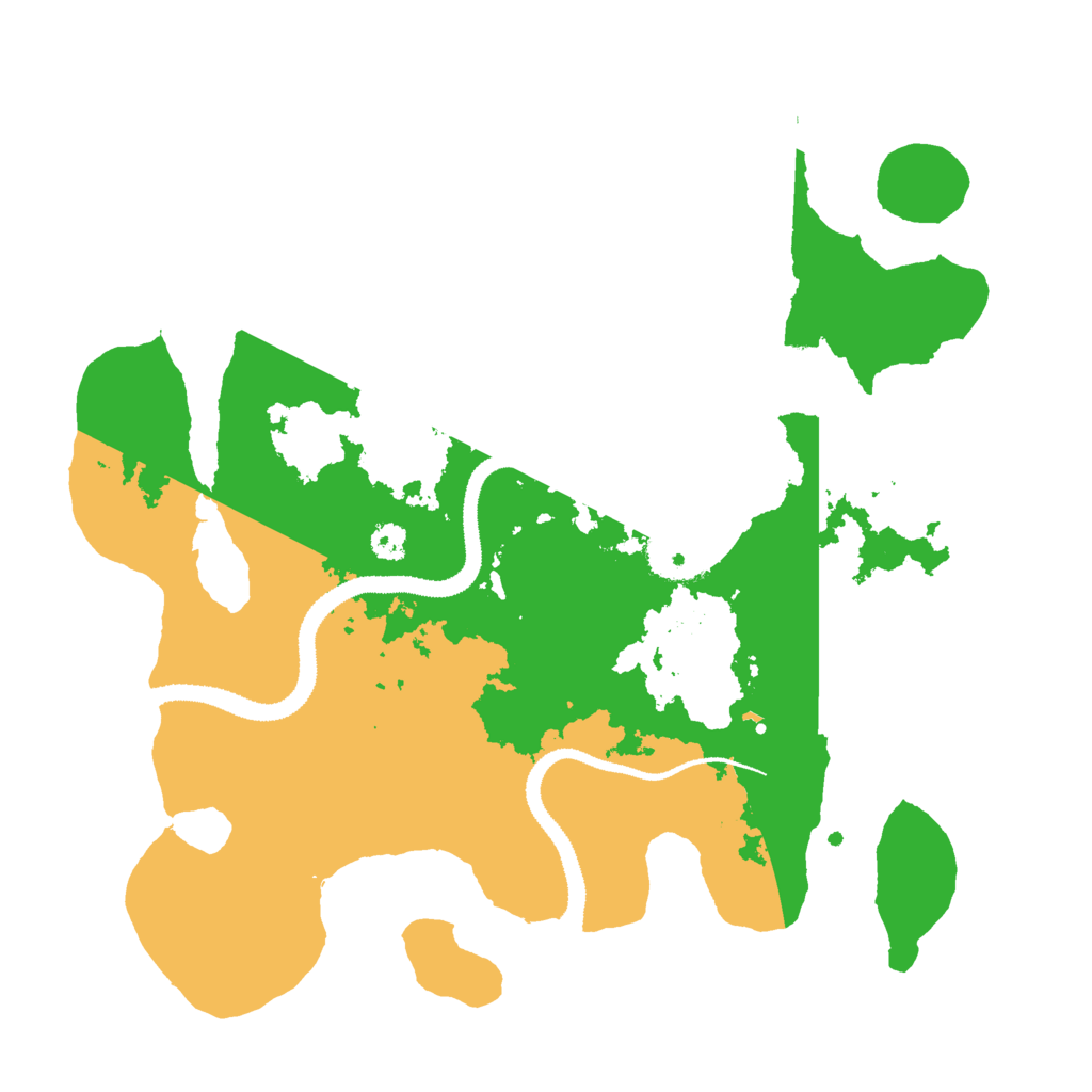 Biome Rust Map: Procedural Map, Size: 3000, Seed: 297019996