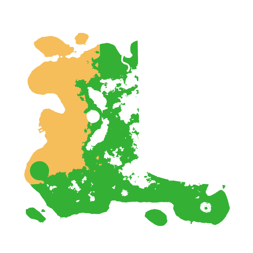 Biome Rust Map: Procedural Map, Size: 3500, Seed: 9825060