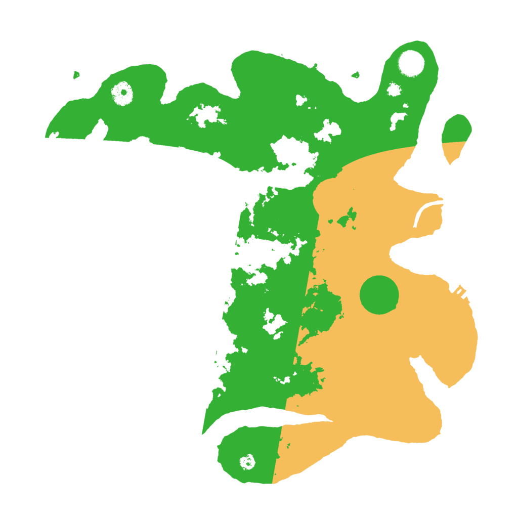 Biome Rust Map: Procedural Map, Size: 3500, Seed: 140423