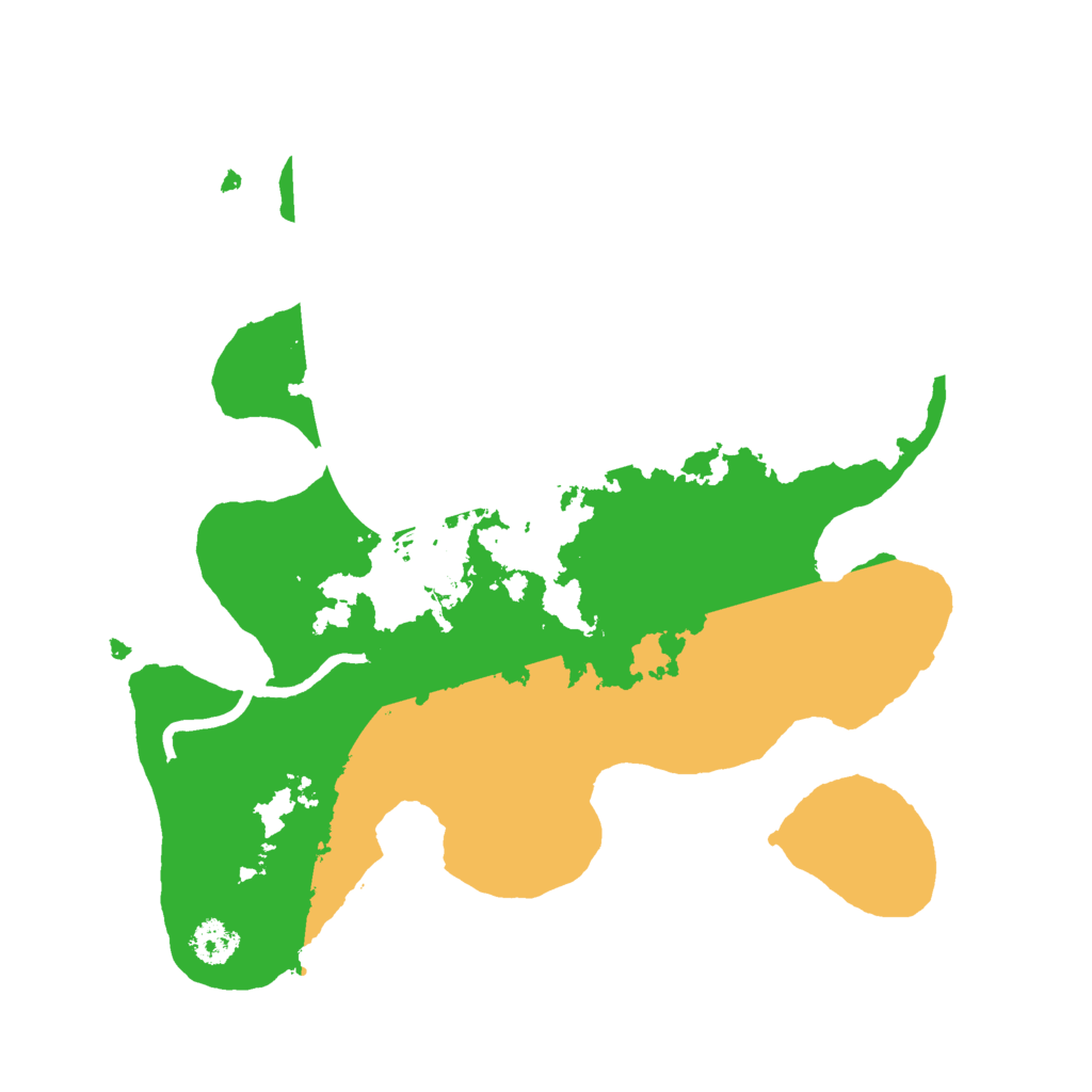 Biome Rust Map: Procedural Map, Size: 2500, Seed: 456655407