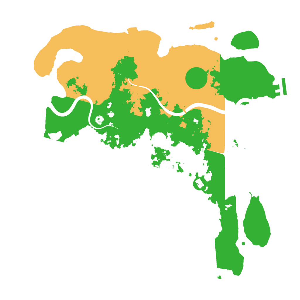 Biome Rust Map: Procedural Map, Size: 3600, Seed: 237241357