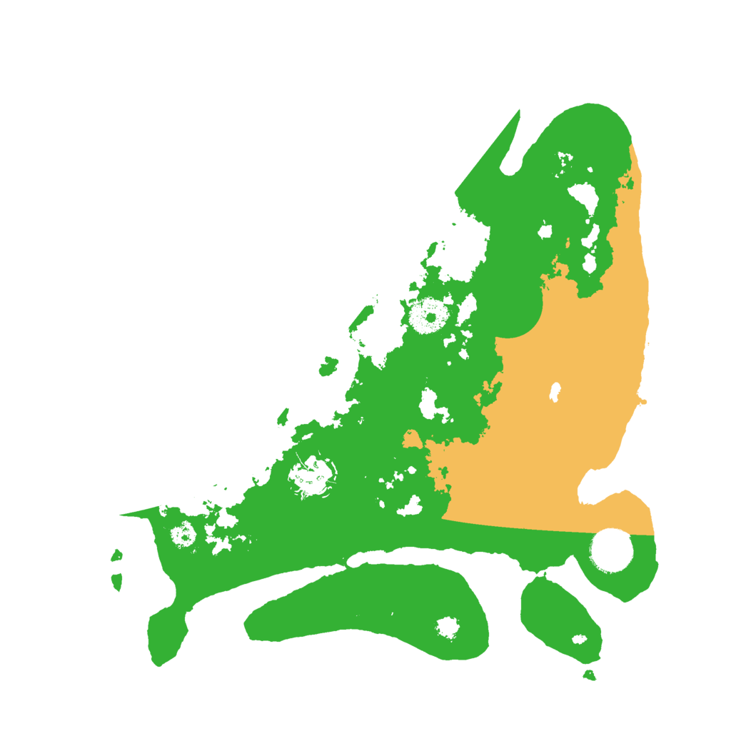 Biome Rust Map: Procedural Map, Size: 3000, Seed: 2025117591