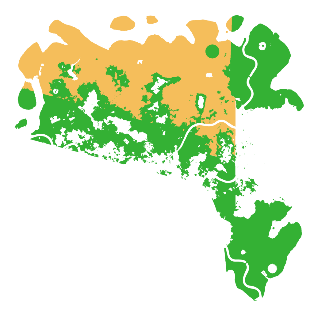 Biome Rust Map: Procedural Map, Size: 6000, Seed: 676412404