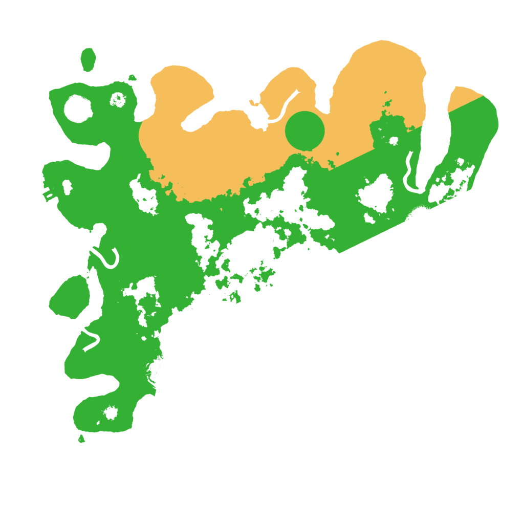 Biome Rust Map: Procedural Map, Size: 3500, Seed: 75125132