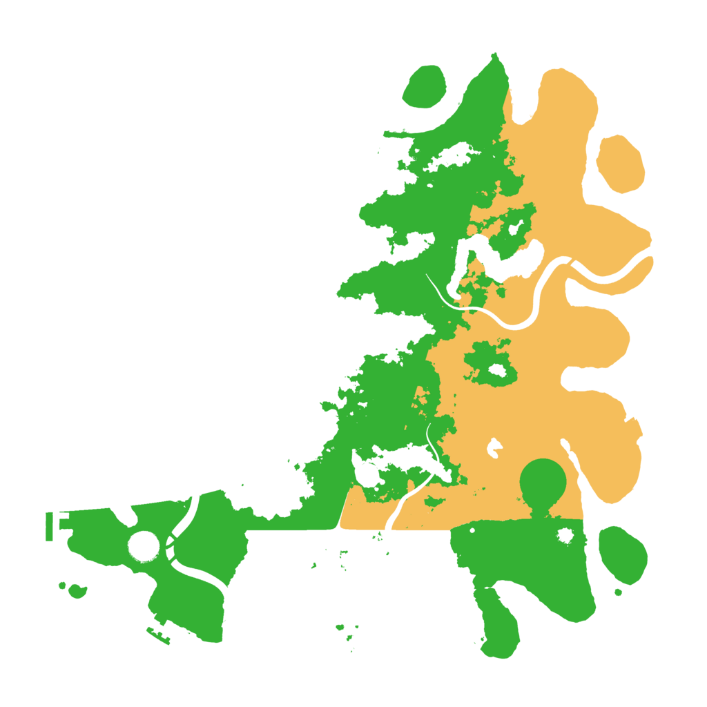 Biome Rust Map: Procedural Map, Size: 4000, Seed: 22899