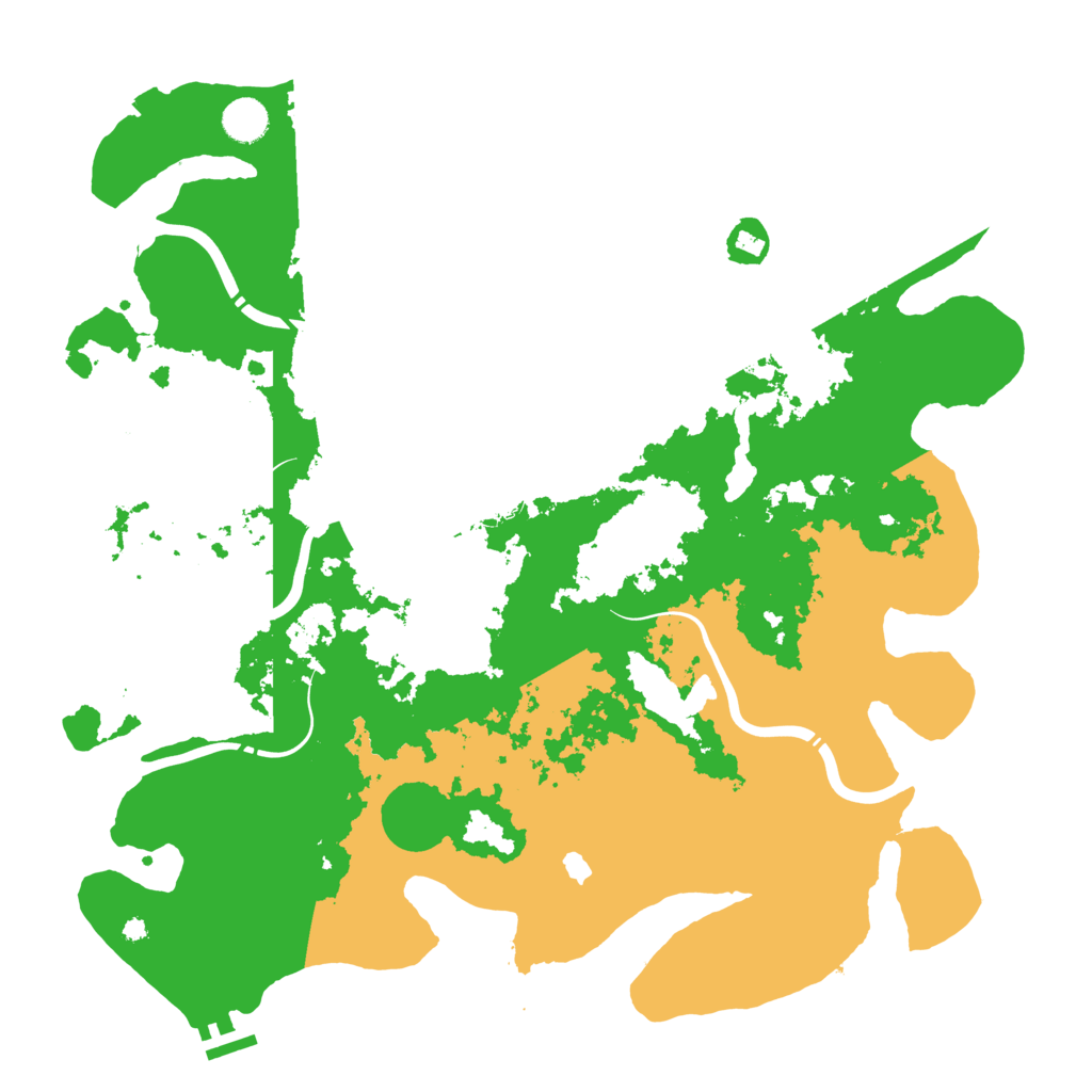 Biome Rust Map: Procedural Map, Size: 4250, Seed: 371742