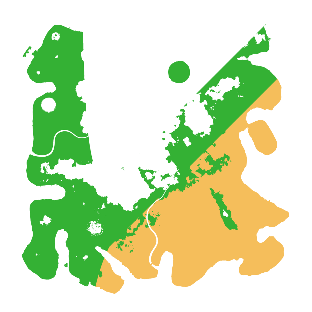 Biome Rust Map: Procedural Map, Size: 3800, Seed: 585071