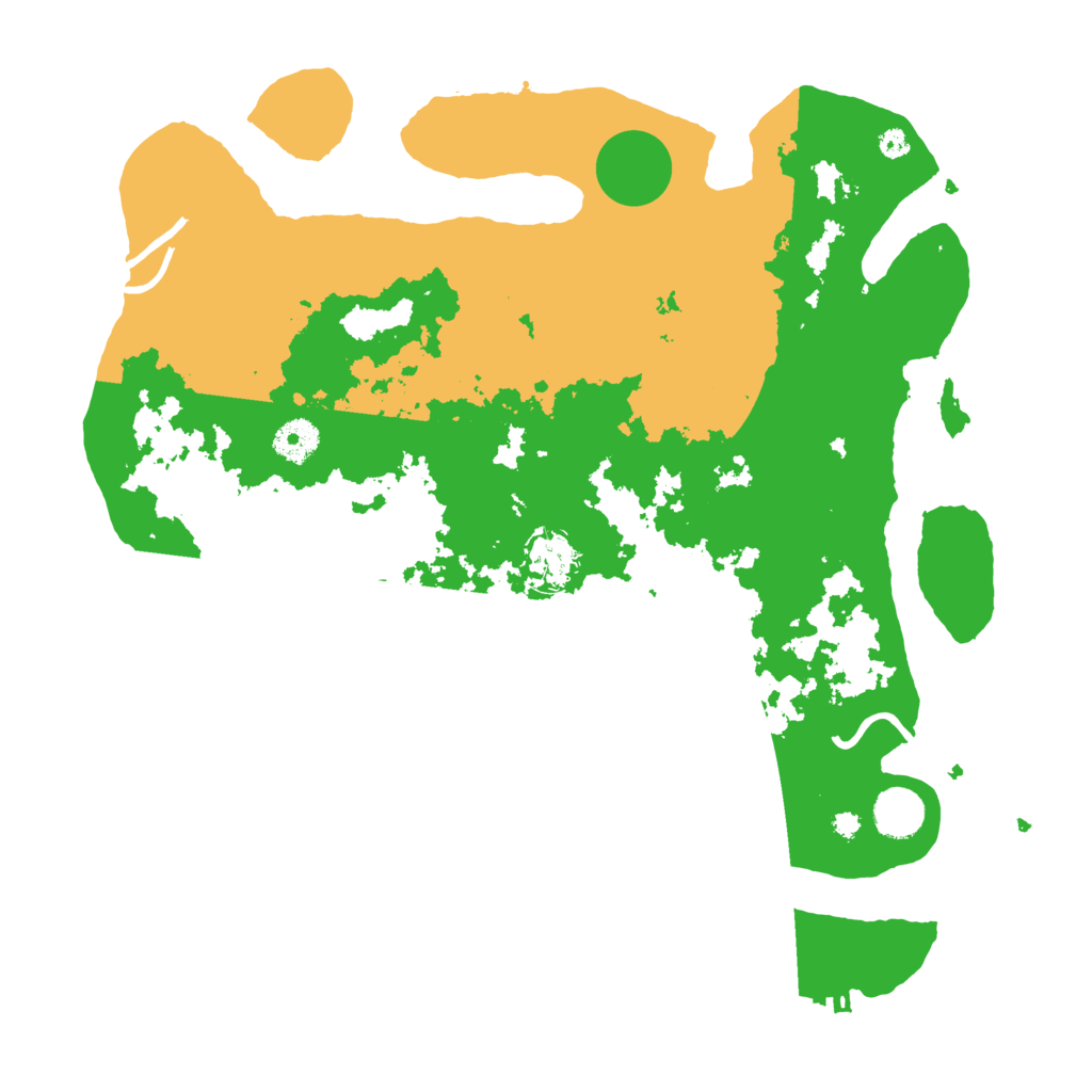 Biome Rust Map: Procedural Map, Size: 3800, Seed: 303787